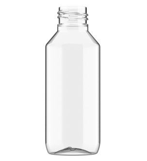 500ml Clear PET Cosmo Veral, 28/410 Neck